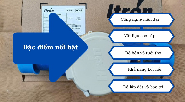 Đặc điểm nổi bật đồng hồ đo nước Itron
