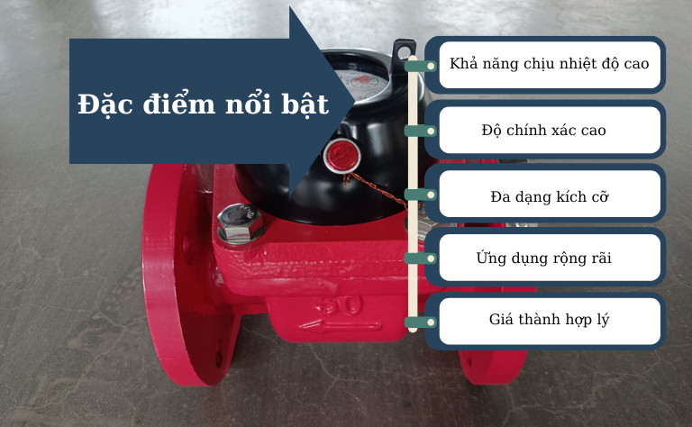 Đặc điểm nổi bật đồng hồ đo nước nóng Unik