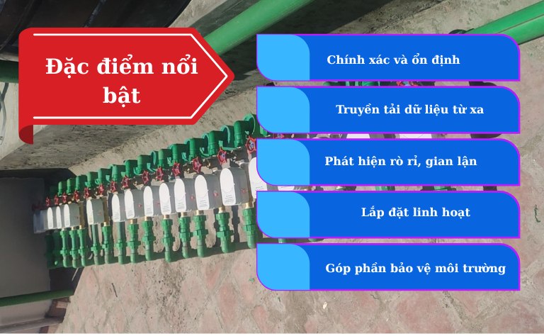 Các ưu điểm nổi bật đồng hồ nước thông minh