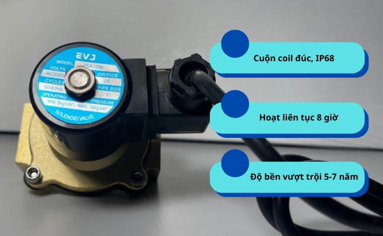 Đặc điểm nổi bật van điện từ EVJ 25A-2W