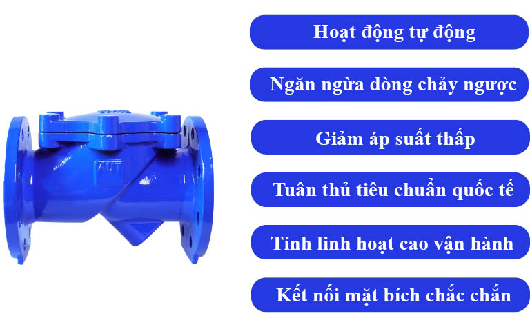 Đặc điểm nổi trội van 1 chiều lá lật AUT