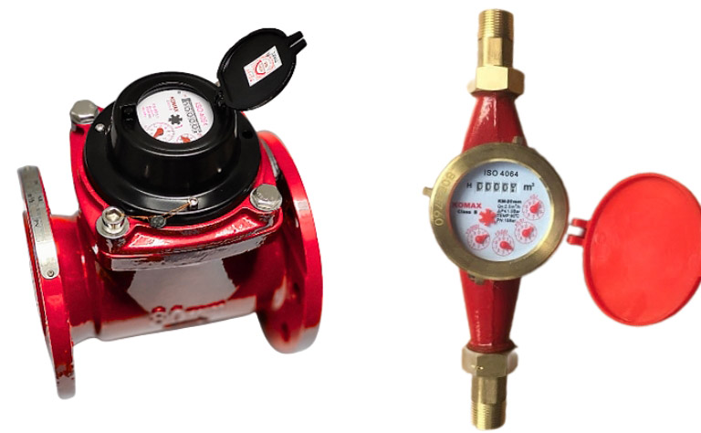 Đồng hồ đo lưu lượng nước nóng Komax