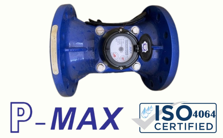 Đồng hồ đo nước thải Pmax đạt chuẩn ISO 4064