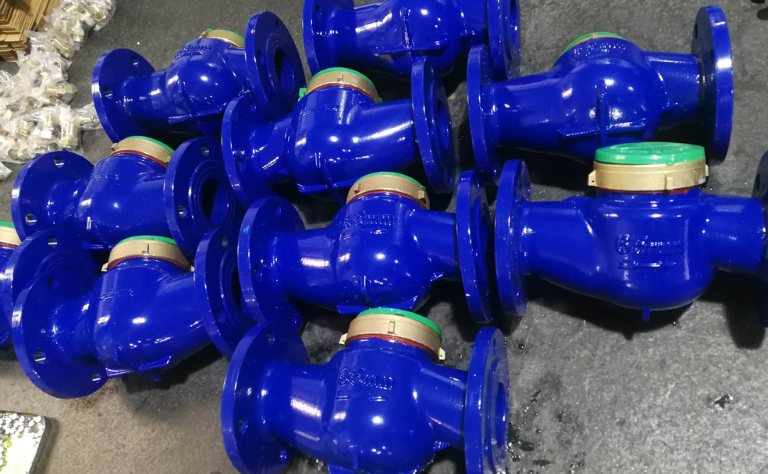 Đồng hồ nước bằng gang dạng cơ