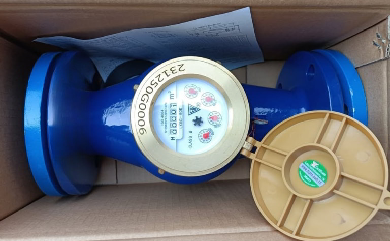 Đồng hồ nước Trung Đức kèm mặt bích