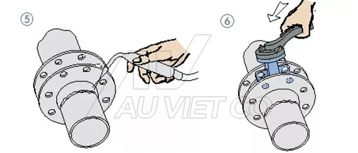 Hướng dẫn lắp đặt van bướm điện