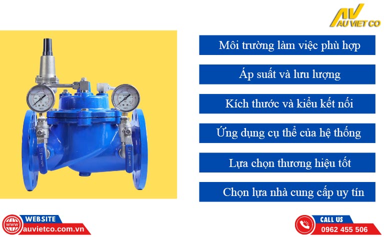 Những lưu ý khi lựa chọn dòng van giảm áp Trung Quốc