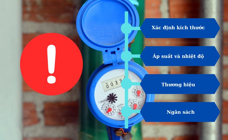 Những lưu ý khi lựa chọn đồng hồ đo lưu lượng nước mini