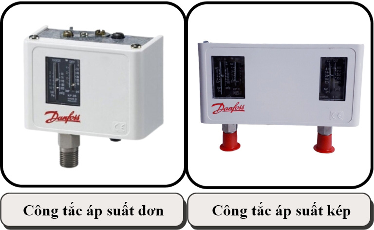 So sánh công tắc áp suất đơn và kép