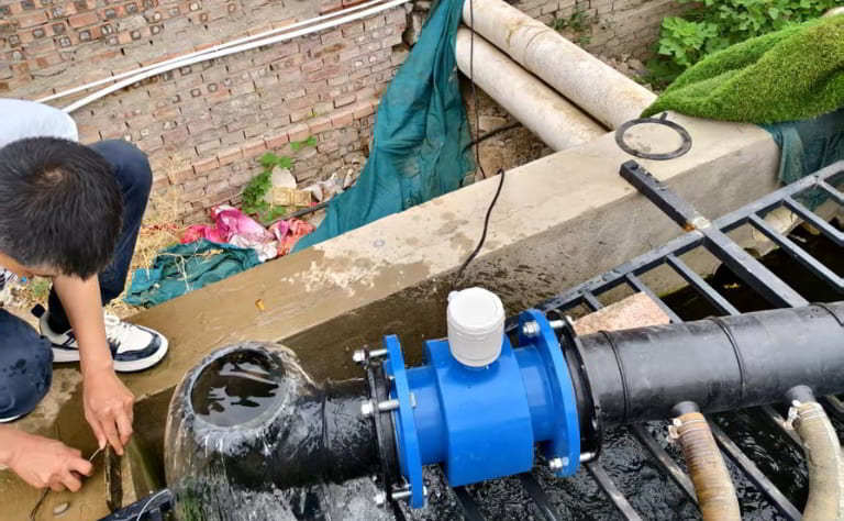 Ứng dụng thực tiến đồng hồ nước điện tử DN100