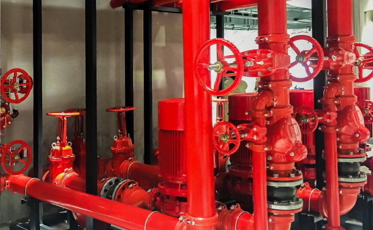 Ứng dụng thực tế van chặn PCCC