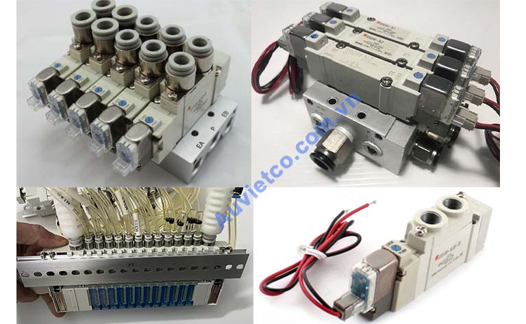 Van điện từ khí nén SMC được ứng dụng trong hệ thống sản xuất