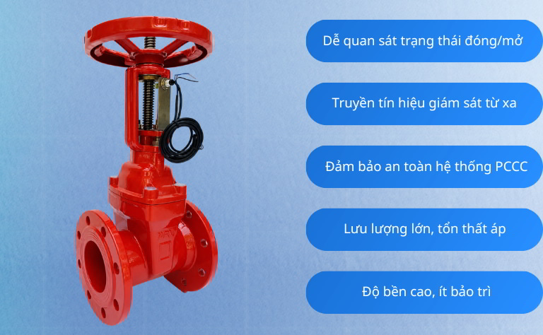 Ưu điểm nổi bật van cổng ty nổi tín hiệu điện