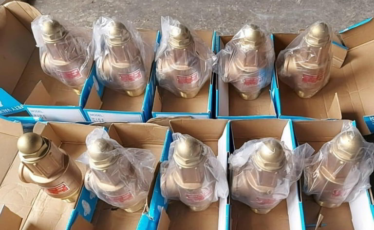Van an toàn nước thân đồng