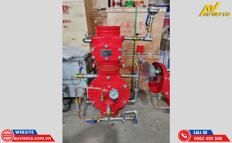 Van công nghiệp Âu Việt cung cấp van báo cháy Trung Quốc chính hãng - giá tốt