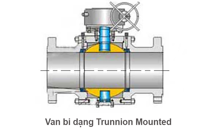 Dạng Trunnion Mounted