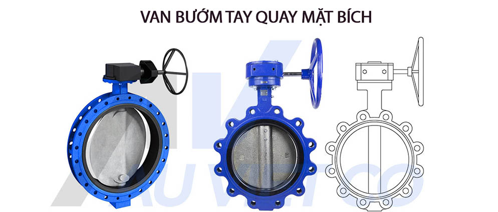 Van bướm tay quay LUG