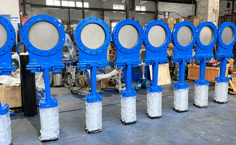 Van cổng dao điều khiển khí nén