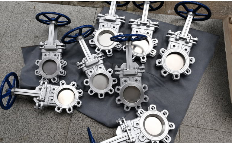 Van cổng dao inox