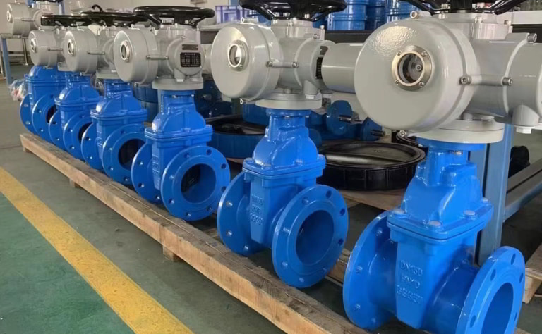 Van cổng điều khiển điện