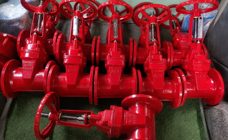 Van cổng gang ty nổi ARV