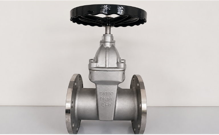 Van cổng inox 304 mặt bích