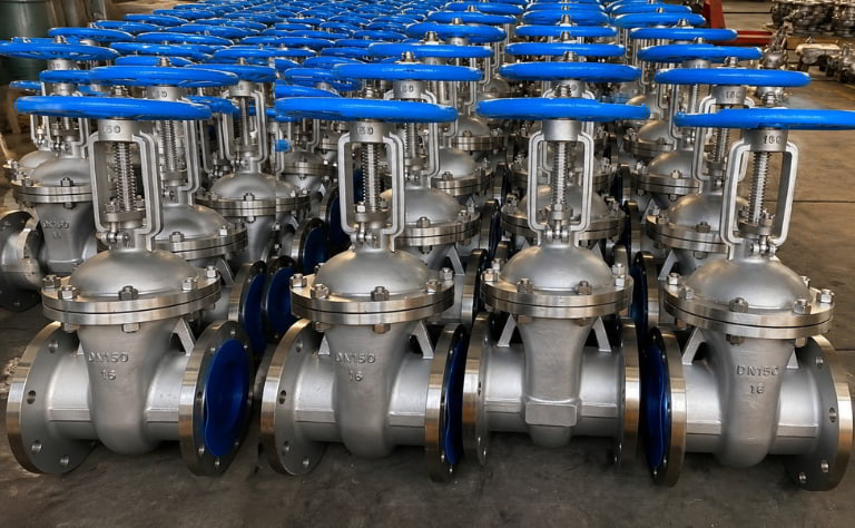 Van cổng inox DN150