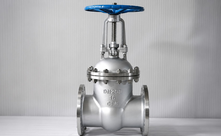 Van cổng inox DN200 ty chìm