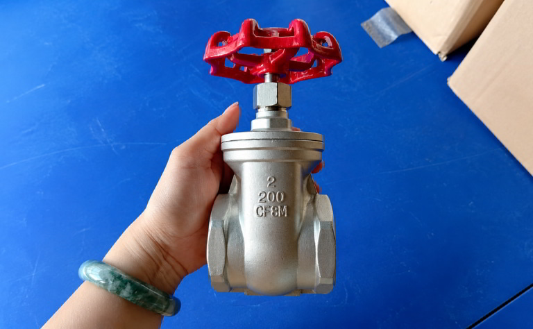 Van cổng inox DN50