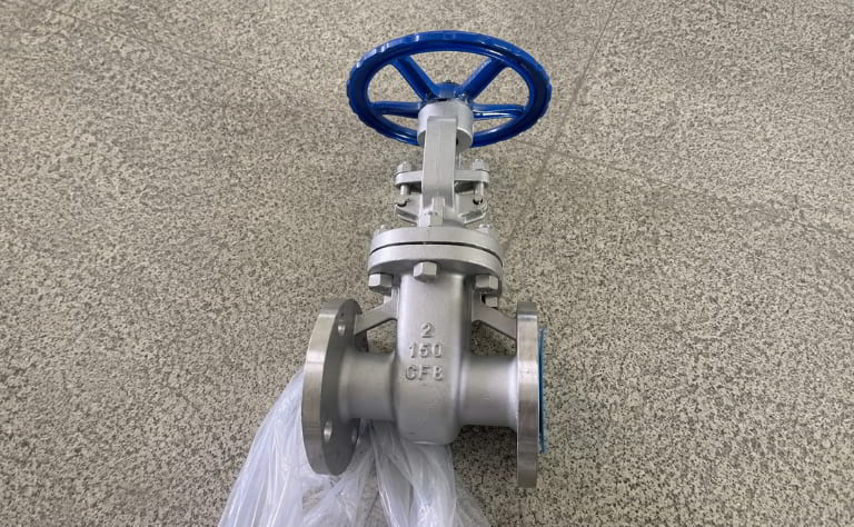Van cổng inox DN50 ty nổi