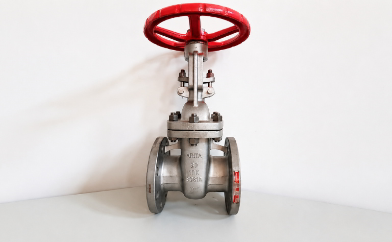 Van cổng inox DN80 ty nổi