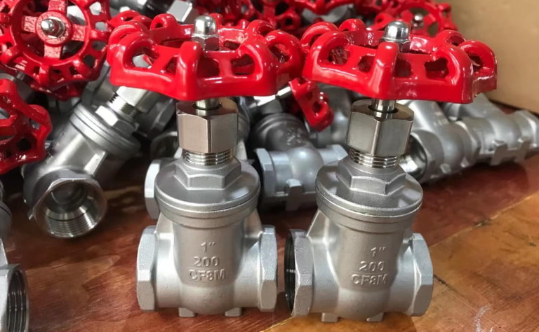 Van cổng ty chìm inox