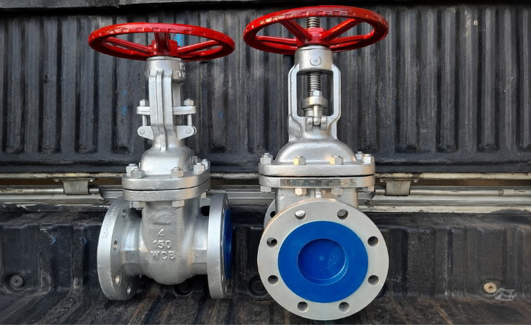 Van cổng ty nổi DN100 thân gang