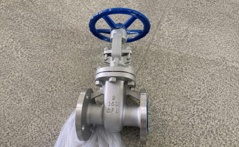 Van cổng ty nổi DN50 thân inox