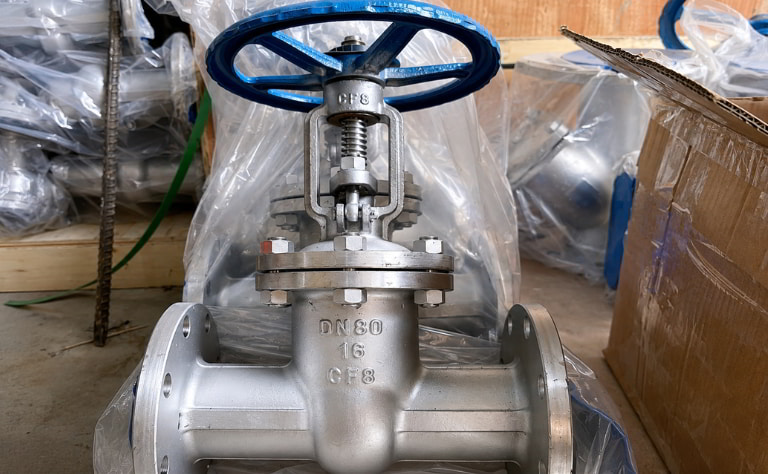 Van cổng ty nổi DN80