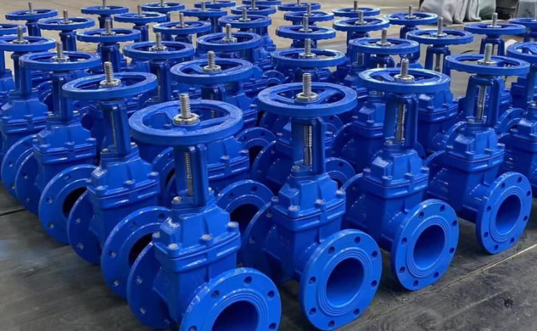 Van cổng ty nổi Trung Quốc tại kho Van công nghiệp Âu Việt