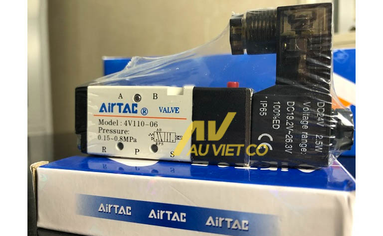 Van điện từ khí nén Airtac 4V110-06 sử dụng trong công nghiệp