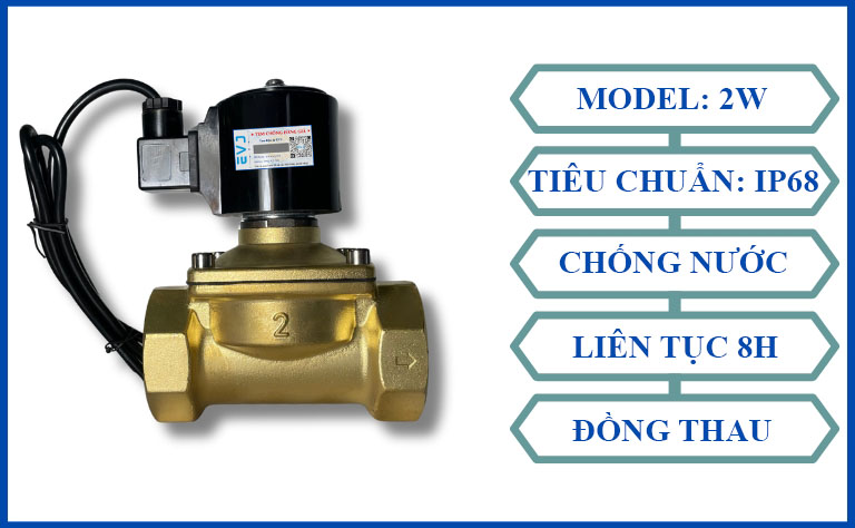 Van điện từ EVJ - 2W (Đồng)