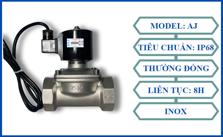 Van điện từ - Model: AJ (Inox)