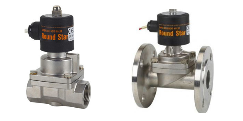 Van điện từ phi 27 RoundStar inox