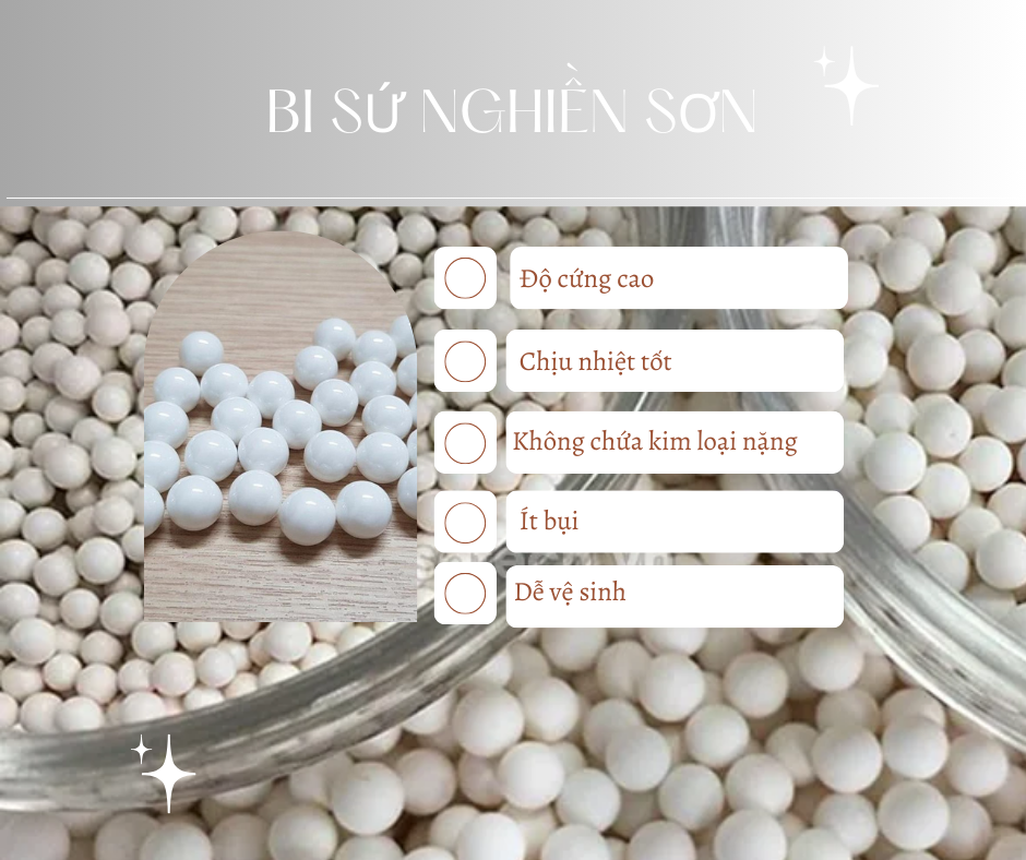 Những lưu ý khi chọn bi sứ nghiền sơn