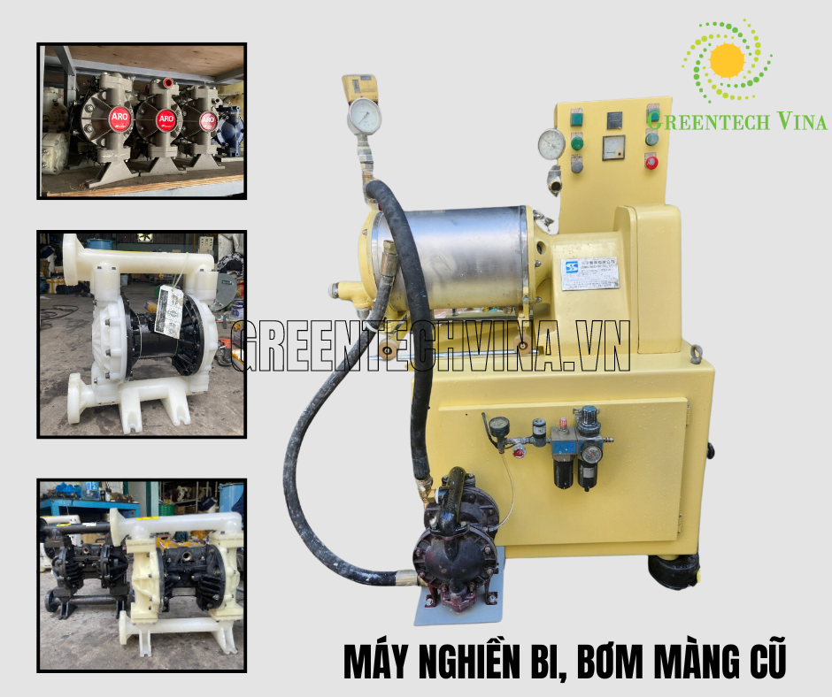 Địa chỉ bán máy nghiền bi, bơm màng cũ giá rẻ, chất lượng mạnh mẽ