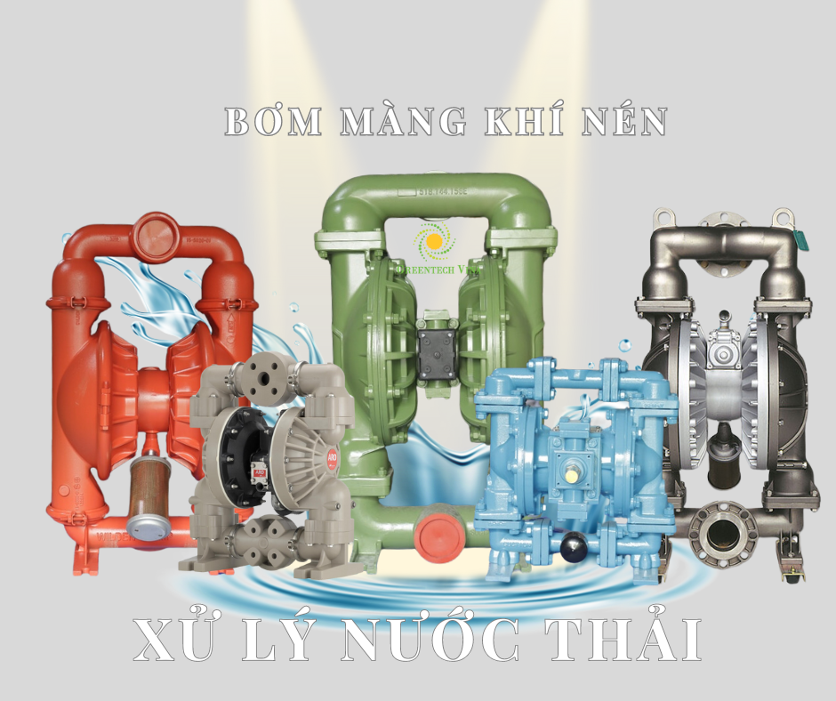 Bơm màng dùng trong công nghệ xử lý nước thải