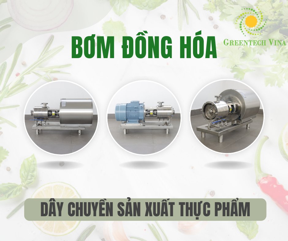 Tầm quan trọng của bơm đồng hóa trong dây chuyền sản xuất thực phẩm