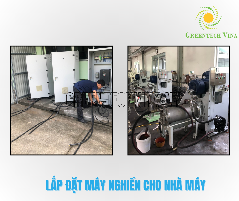 Quy trình lắp đặt máy nghiền tại nhà máy sản xuất mực in bao bì Đài Loan