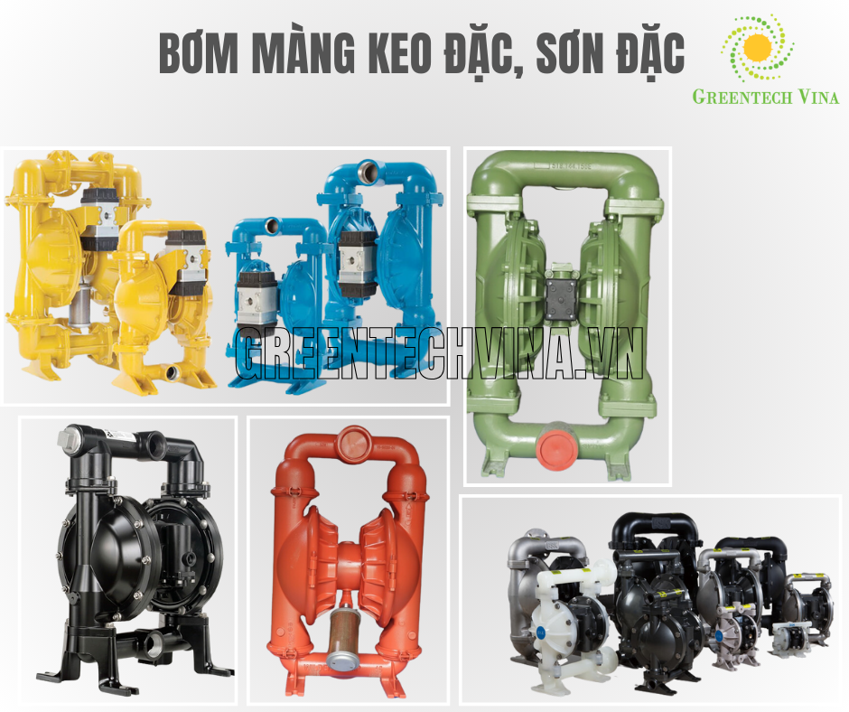 Bơm màng cho keo đặc, sơn đặc: Chọn đúng, tiết kiệm, hiệu quả cao