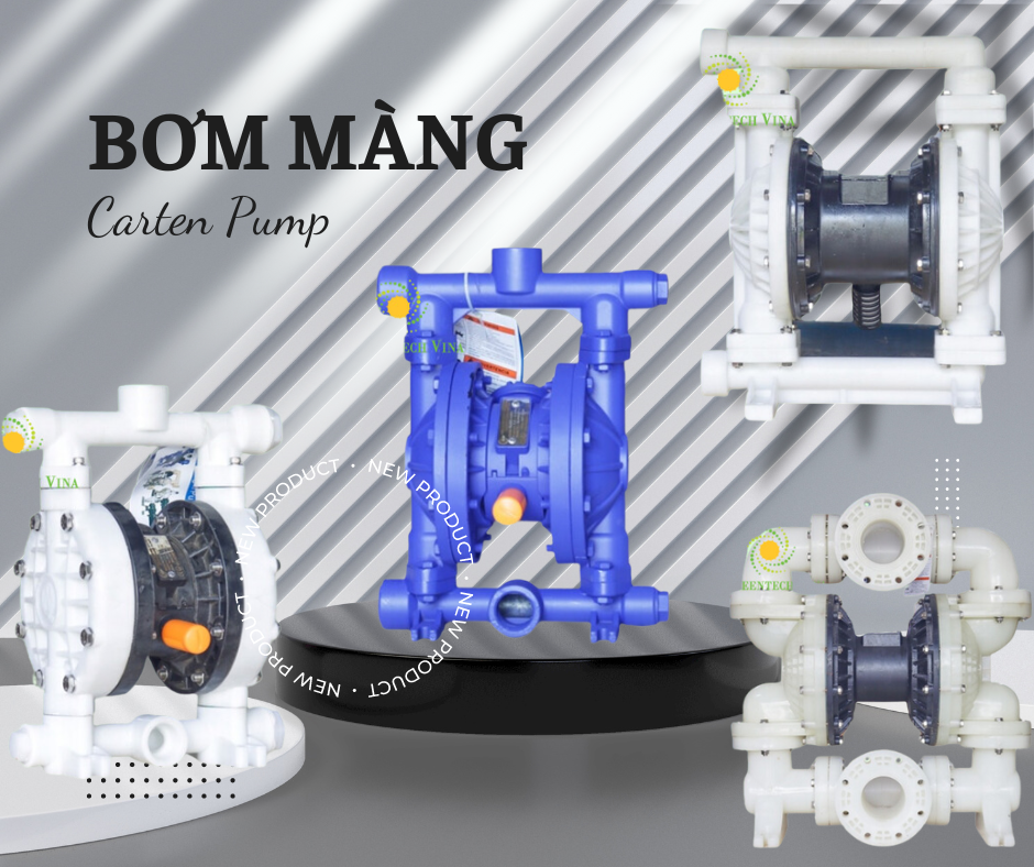 Vì sao nên chọn bơm màng Carten Pump? Cách xác định bơm màng phù hợp
