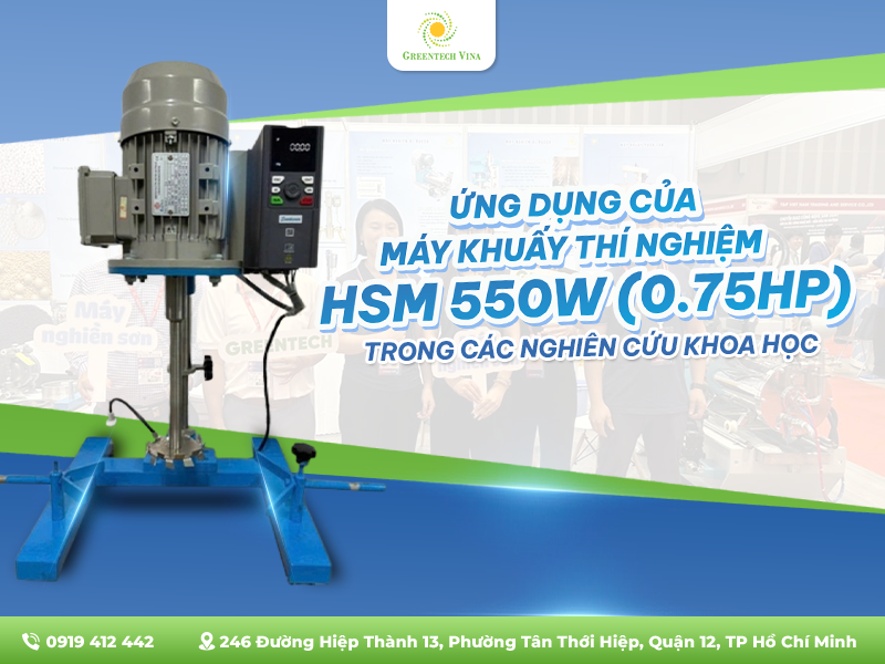 ỨNG DỤNG CỦA MÁY KHUẤY THÍ NGHIỆM HSM 550W (0.75HP) TRONG CÁC NGHIÊN CỨU KHOA HỌC
