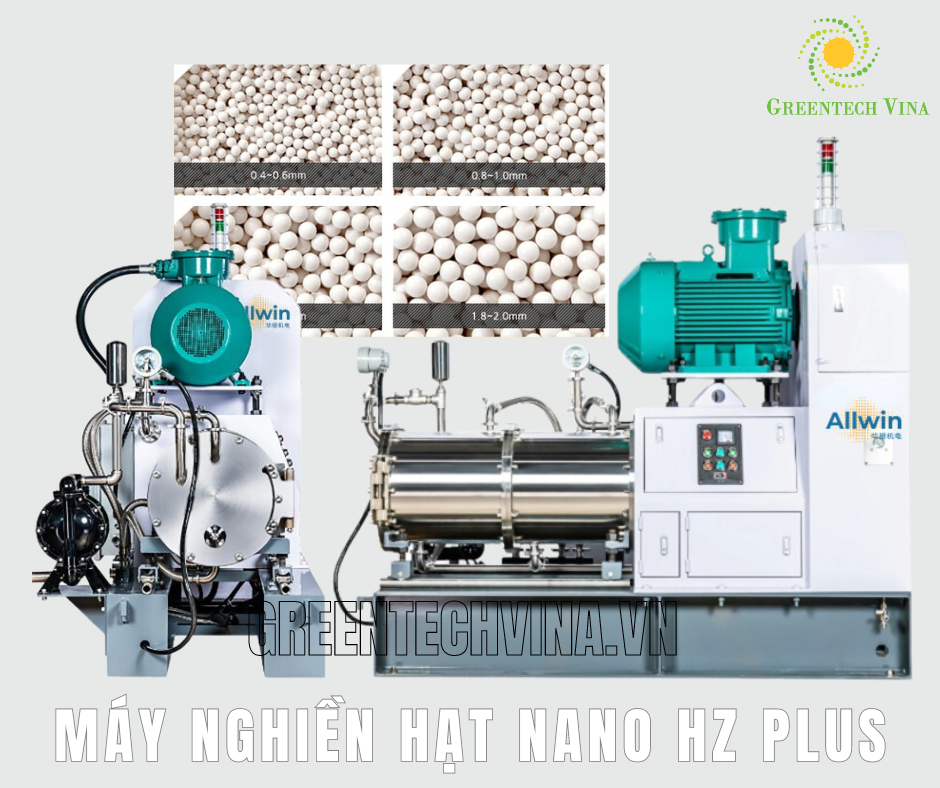 Máy nghiền hạt nano siêu mịn HZ PLUS (HZ Plus Super-Fine Nano Bead Mill)- Phân phối chính hãng tại Greentech Vina