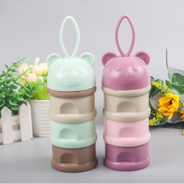 Hộp trữ sữa, chia sữa và đồ ăn 3 ngăn cao cấp